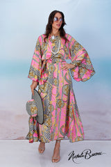 Pink Kimono Dress - Venezia
