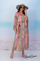 Pink Kimono Dress - Venezia