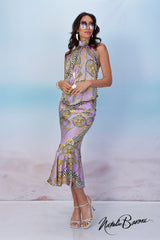 Lavender Flounce Skirt - Venezia
