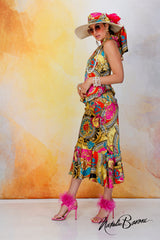 Multi Color Flounce Skirt - Venezia