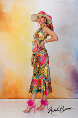 Multi Color Flounce Skirt - Venezia