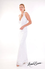 White Evening Gown - La Scala