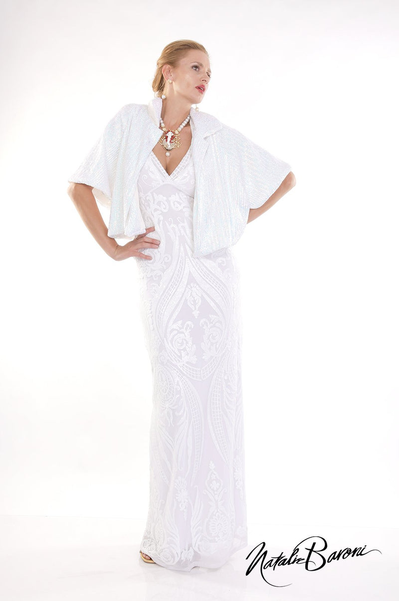 White Evening Gown - La Scala