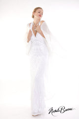 White Evening Gown - La Scala